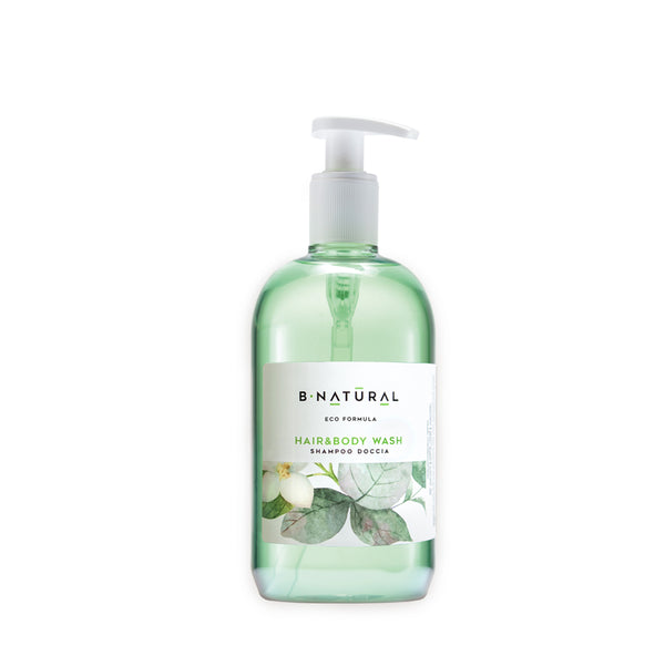 Nachfüllbarer Duschgel- und Shampoo-Spender, 500 ml - B Natural