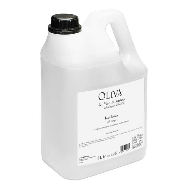 Crema Corpo, Ricarica 5 LT per dispenser - Oliva del Mediterraneo