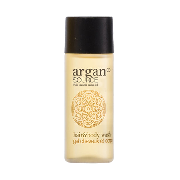 Shampooing et Gel Douche, 30 ml - Argan Source