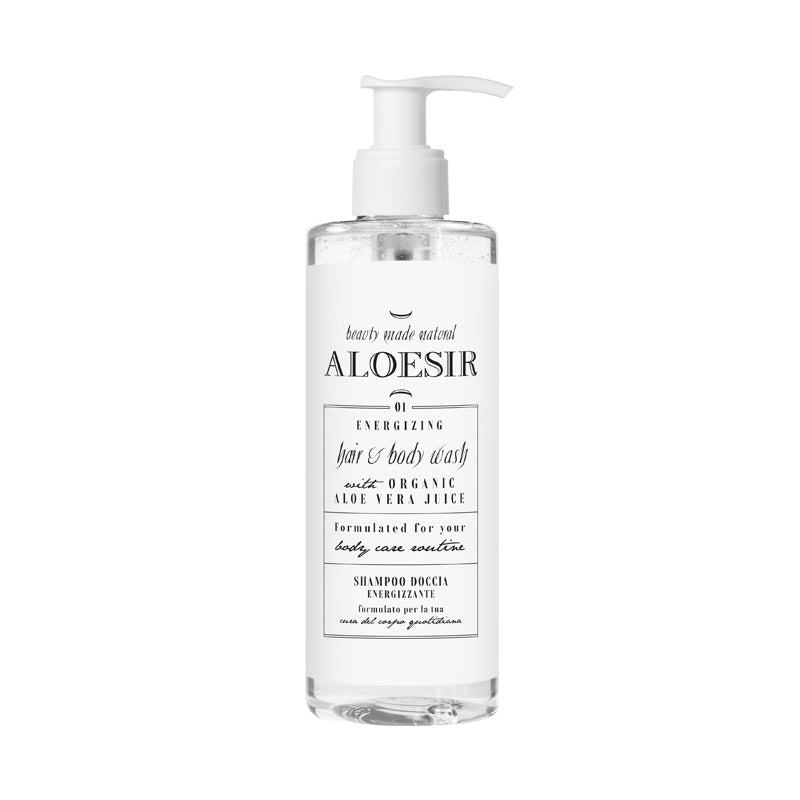 Refillable Shower Gel and Shampoo Dispenser, 300 ml - Aloesir