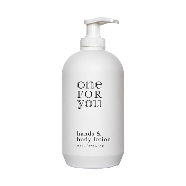 Dispenser monouso Crema Mani e Corpo, 480 ml - One For You