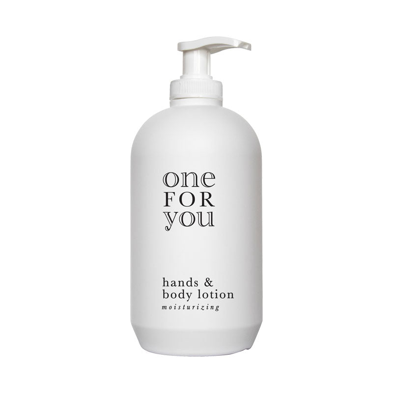 Dispenser monouso Crema Mani e Corpo, 480 ml - One For You