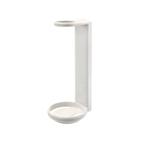 Soporte dispensador de pared de plástico blanco