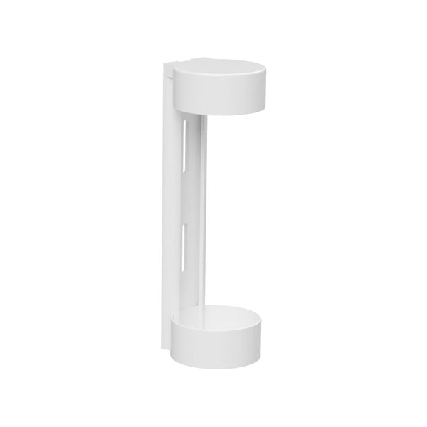 Soporte de pared de plástico blanco para dispensador Trend