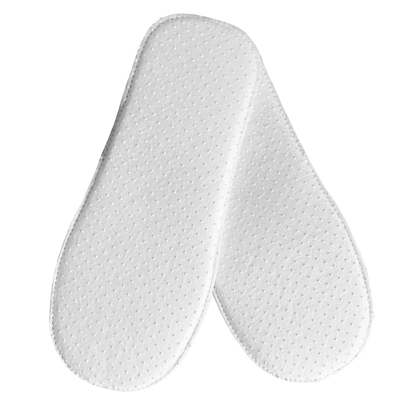 Bamboo closed white non-woven slippers