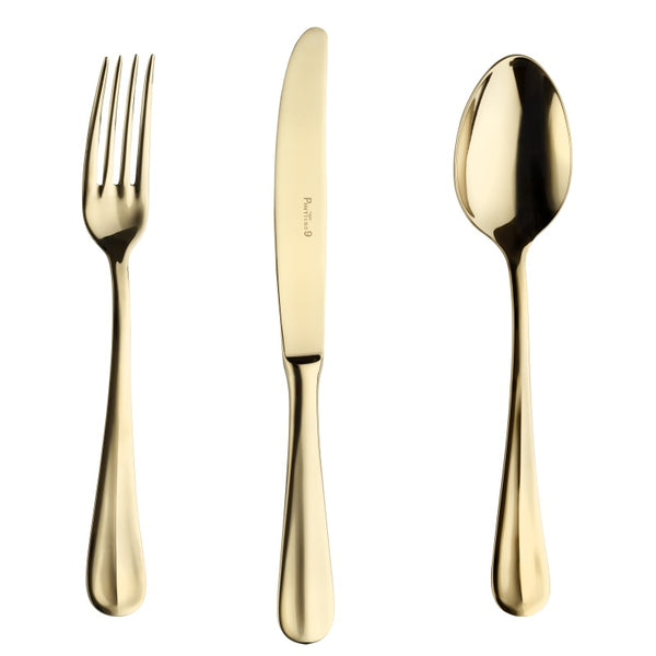 Cucchiaino Moka, collezione Baguette Treasure Gold - Pintinox