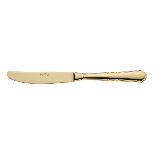 Coltello Tavola, collezione Settecento Treasure Gold - Pintinox