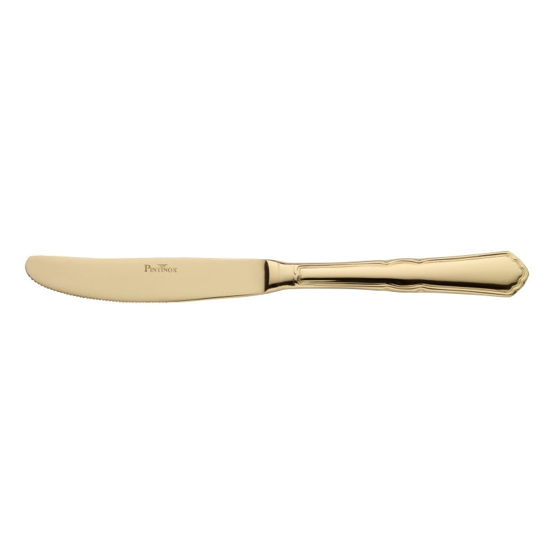 Coltello Tavola, collezione Settecento Treasure Gold - Pintinox