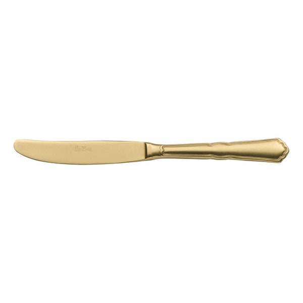 Coltello Tavola, collezione Settecento Alchimique Gold - Pintinox