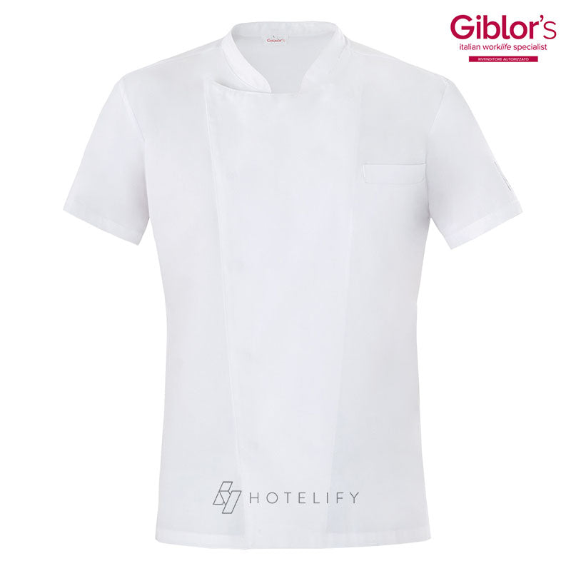 Veste Cuisinier Thiago, Blanche - Giblor's