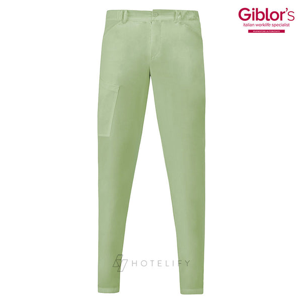 Pantalone Elia, Colore Pistacchio, Taglia L - Giblor's