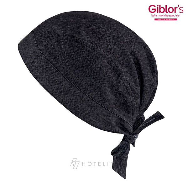 Bandana En Jeans, Noir - Giblor's