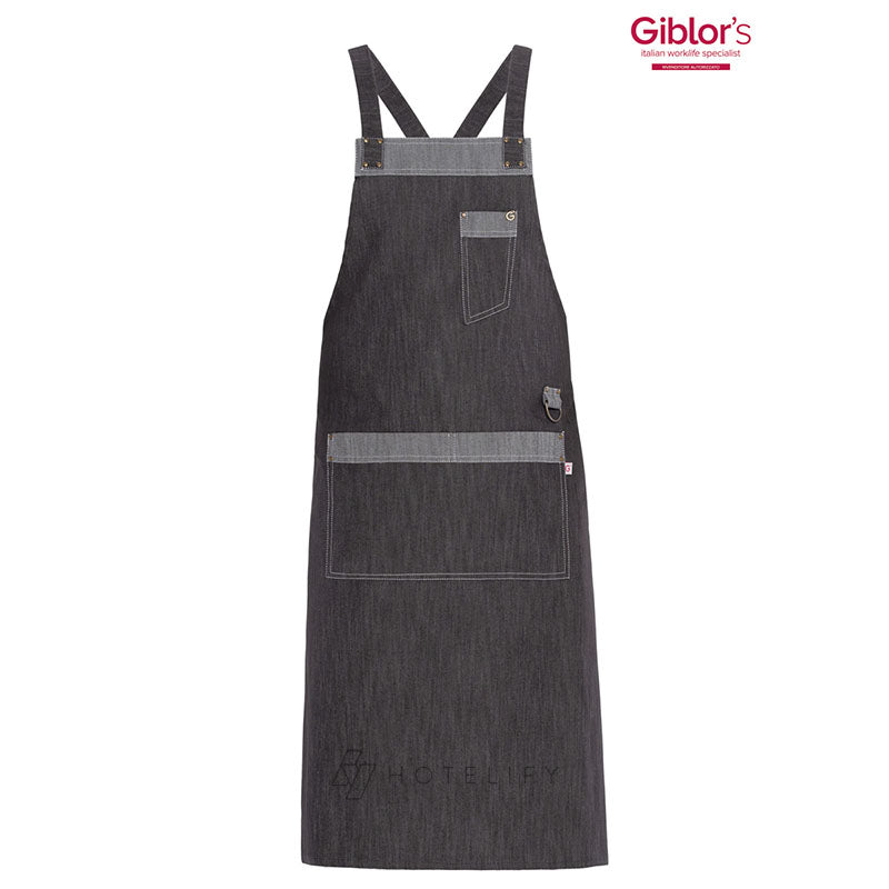 Tablier Nizza, Jeans Noir - Giblor's