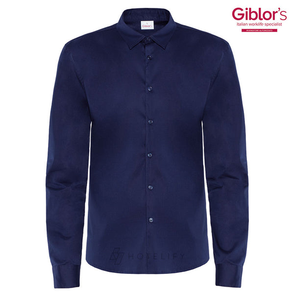 Camicia Peter, Colore Blu, Taglia 3XL - Giblor's