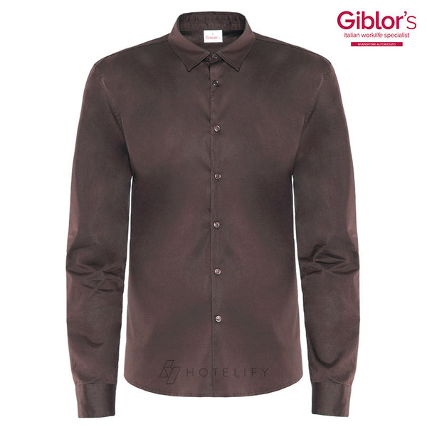 Chemise Peter, Marron, Taille 3XL - Giblor's