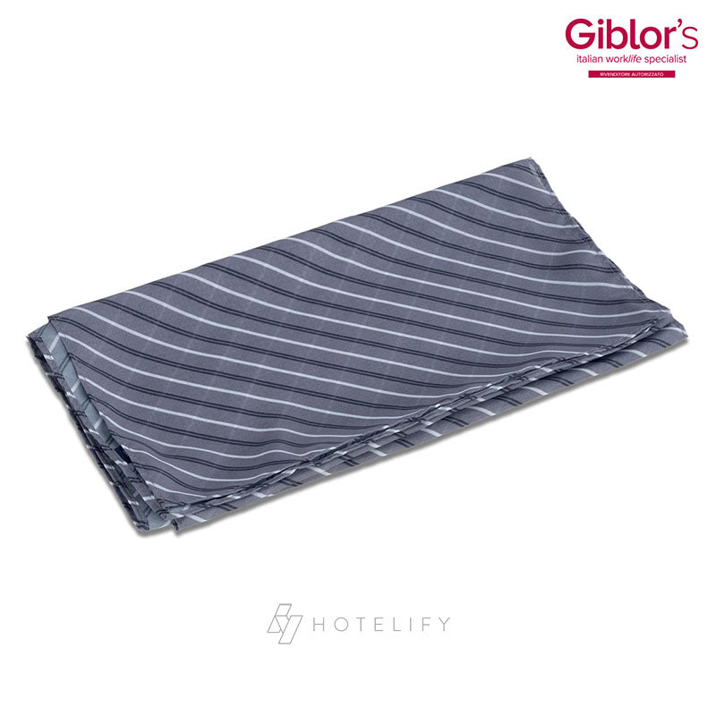 Foulard Pois, Colore Grigio Rigato - Giblor's