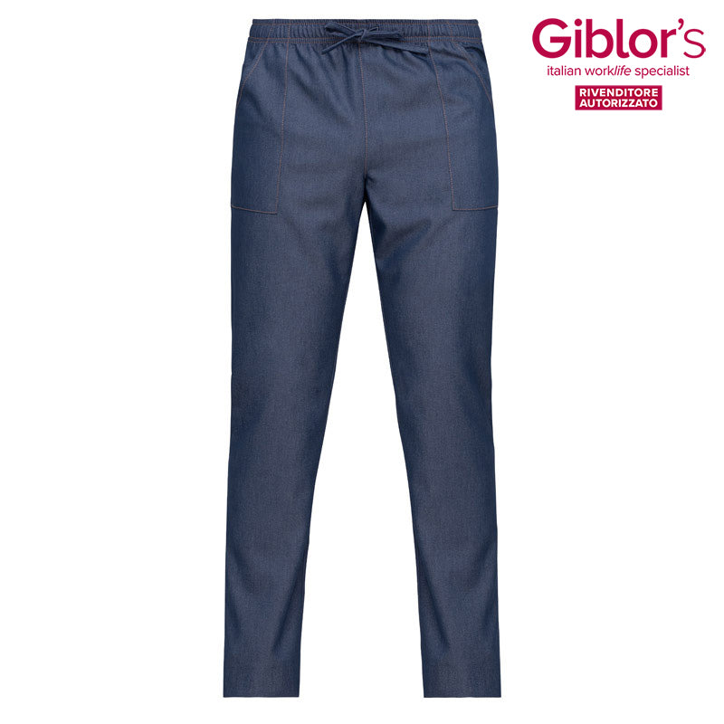 Pantalone Saul, colore Jeans Blu - Giblor's