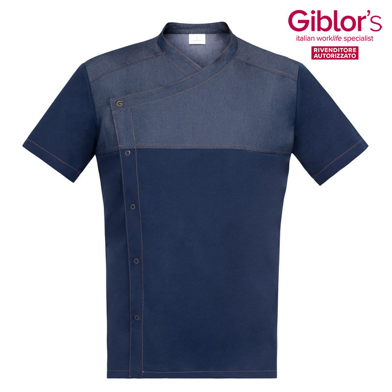 Giacca Cuoco Lapo, colore Jeans Blu - Giblor's