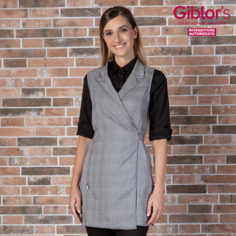 Grembiule Allegra, colore Scozzese Grigio - Giblor's