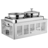 Zuppiera 2 Stazioni, buffet Inox - Pintinox