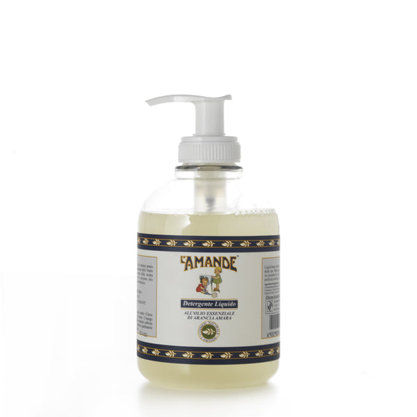 Distributeur jetable Savon Liquide, Huile essentielle d'oranges amères 300 ml - L'Amande