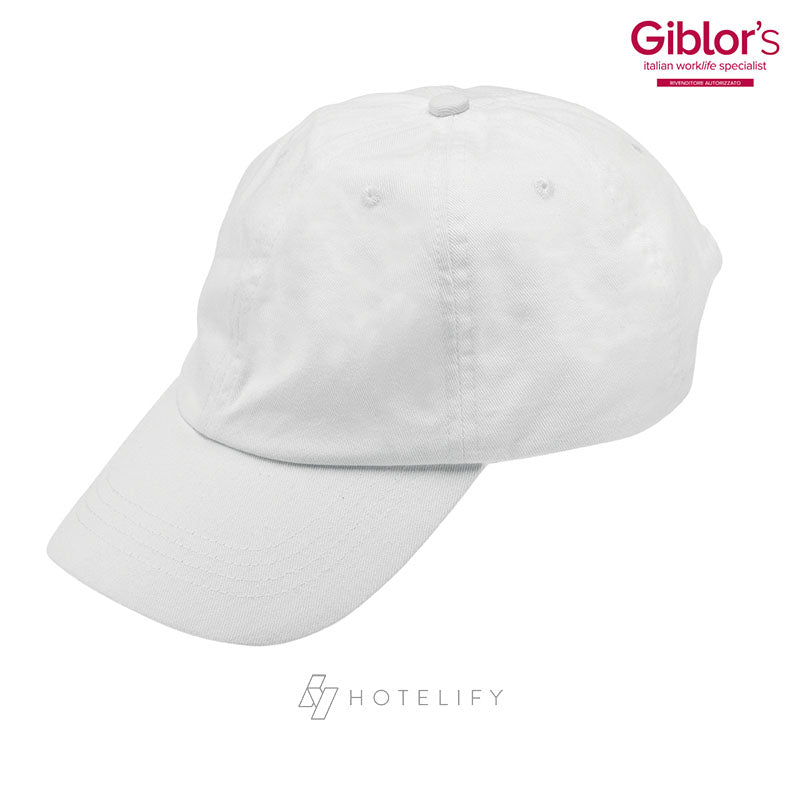 Cappello Monello Baseball, colore Bianco - Giblor's