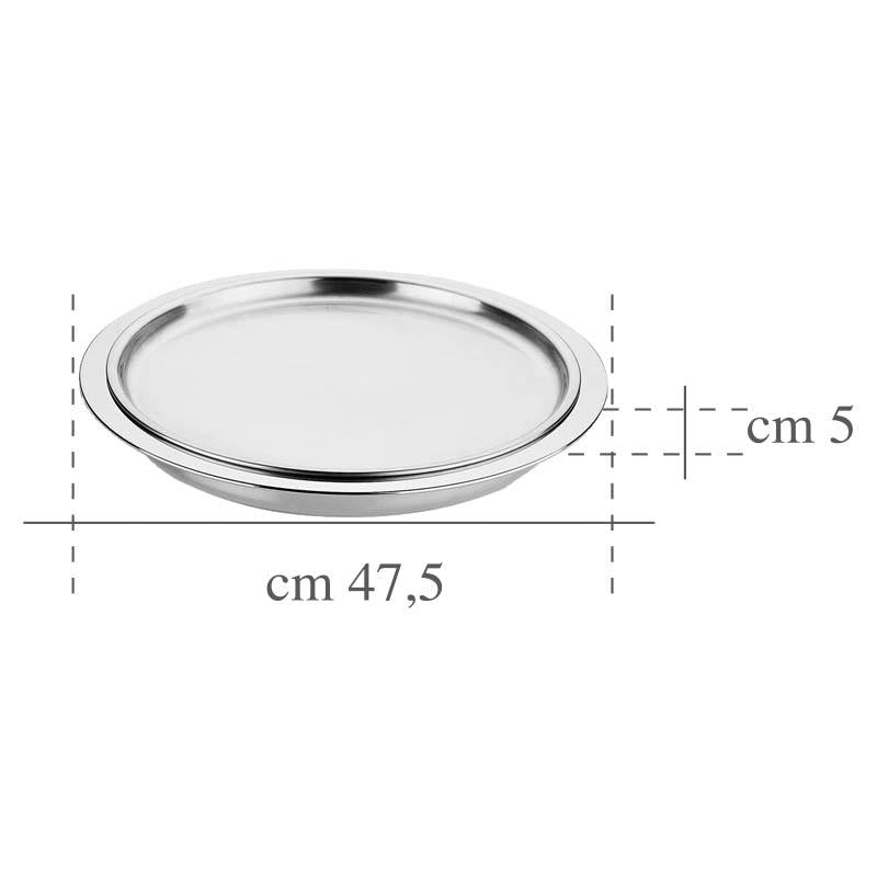 Piatto Affettati Doppia Parete Con Refrigeranti, buffet Inox - Pintinox