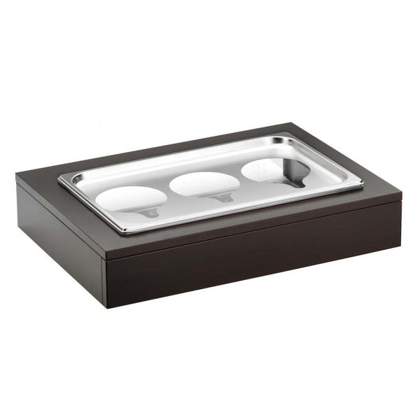 Porta Brocche A Doppia Parete Refrigerato, Wengé, buffet Classic - Pintinox