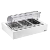 Porta Yogurt E Verdure A Doppia Parete Refrigerato, bianco, buffet 5 Stelle - Pintinox