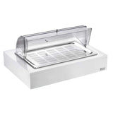 Vassoio Forato Porta Burro E Marmellata Refrigerato, bianco, buffet 5 Stelle - Pintinox