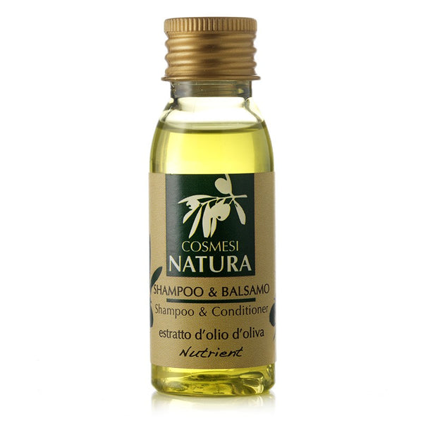 Shampooing et Après-Shampooing 30 ml, Huile D'Olive - Cosmesi Natura Olio d'Oliva