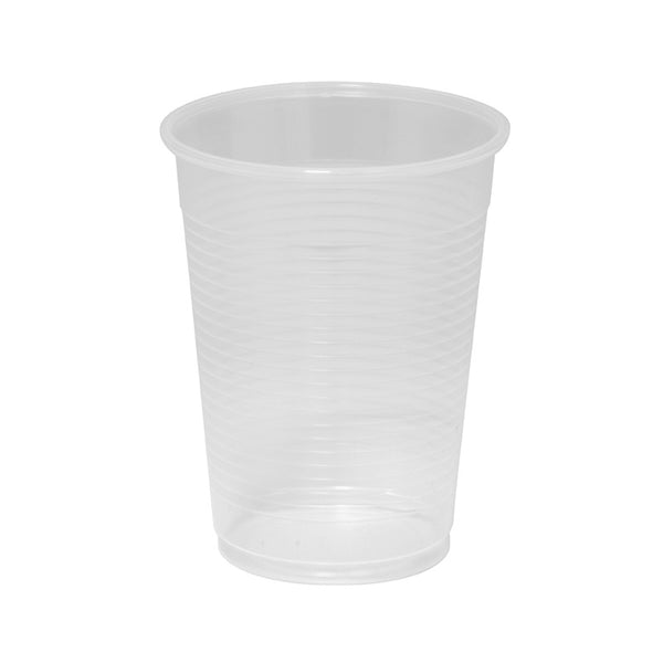 700 vasos de polipropileno transparente, envuelto.