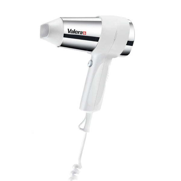 Sèche-cheveux pistolet mobile Valera Action Push, 1200W, blanc/chromé