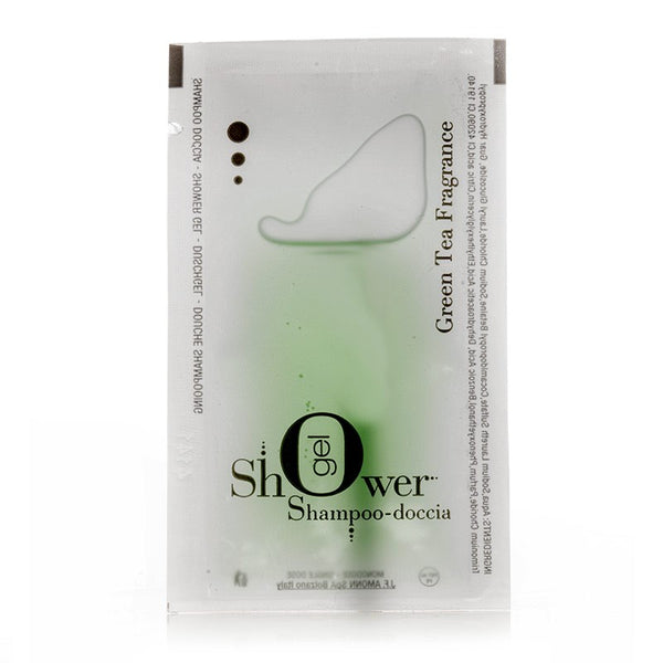 Shampooing et Gel Douche, Parfum thé vert 10 ml - White