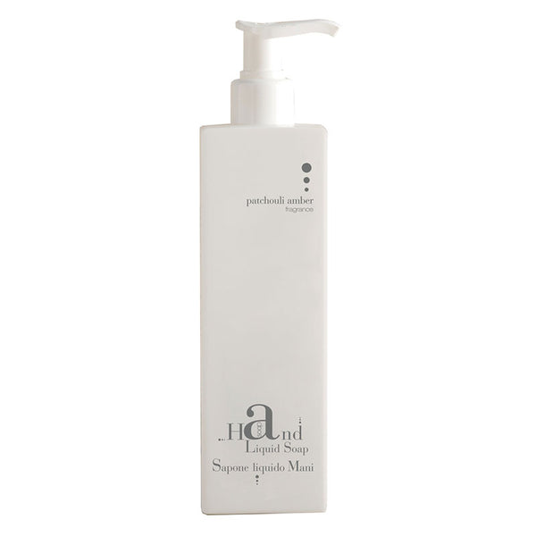 Dispensador recargable de Jabón Líquido, Patchouli Ámbar 500 ml - White