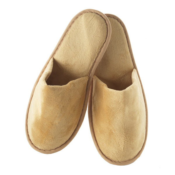 Slipper Luxury Delicate aus Frottee, beige, geschlossen