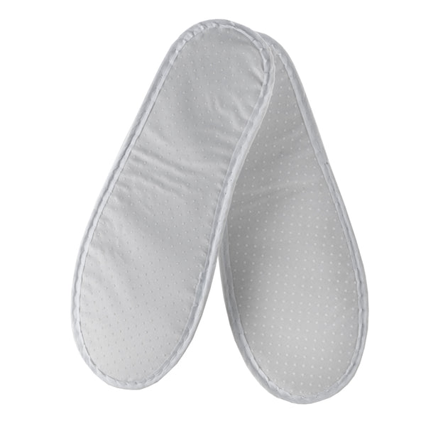 Slipper Luxury Delicate aus Frottee, weiß, geschlossen