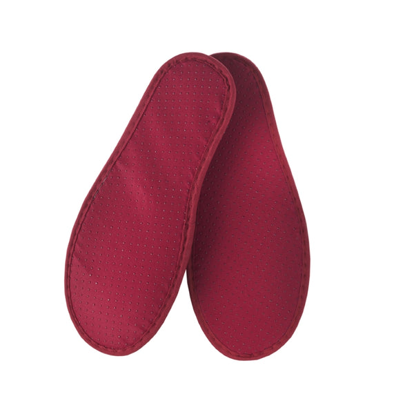 Slipper Luxury aus Frottee, rot, geschlossen