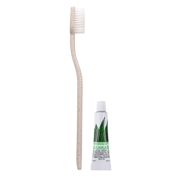 Eco oral hygiene set in flowpack