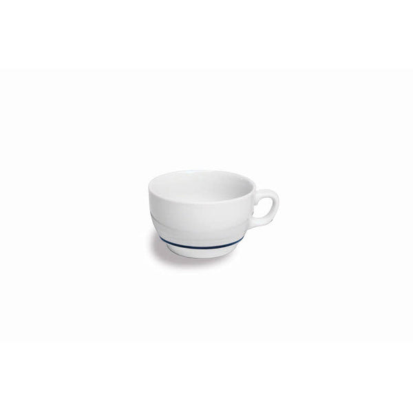 Tazza Colazione Senza Piattino cc 330 con decoro a filo blu, collezione Az - Tognana Porcellane