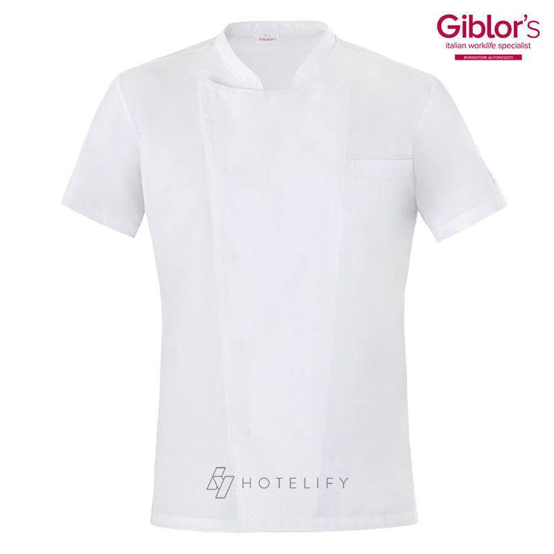 Giacca Chef Uomo Thiago, colore Bianco - Giblor's