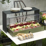 Vassoio Per Affettati Refrigerato con Base Bassa, buffet Caleido - Pintinox