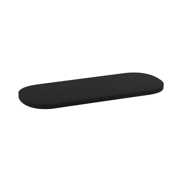 Espositore Ovale Nero con Piedini in Silicone - Autentica