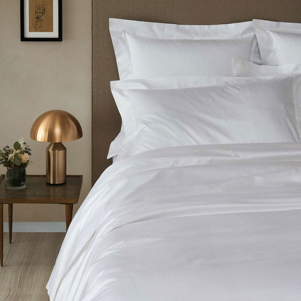 Drap pour lit King Size en satin lisse 300 fils, 300x310 cm - Frette