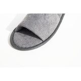 Kit d'Accueil Chaussons Gris en éponge ouverts - 20 paires