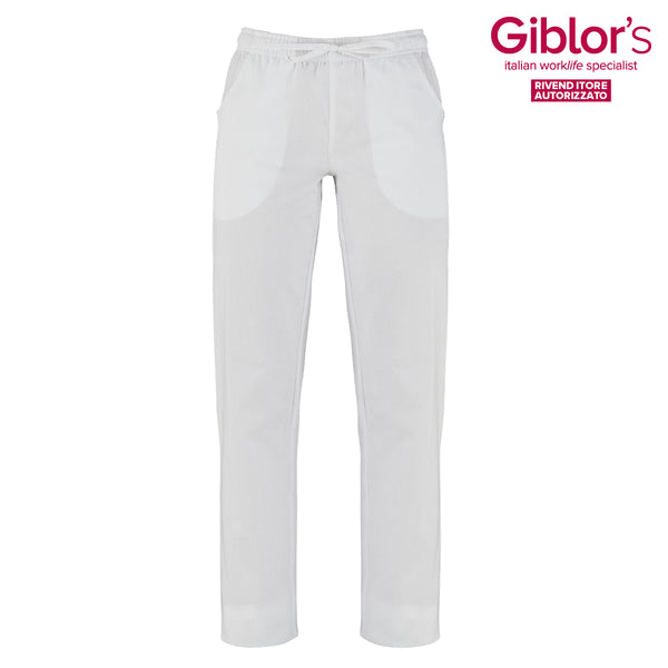 Pantalone Cameron, colore Bianco - Giblor's