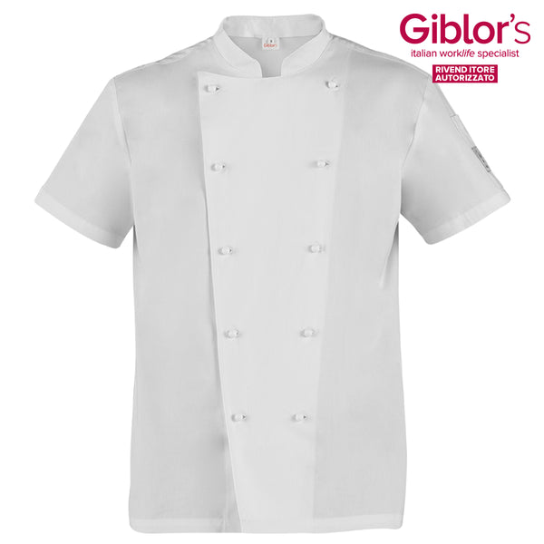 Giacca Cuoco Tommaso, colore Bianco - Giblor's