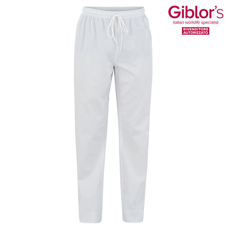 Pantalone Plutone, colore Bianco - Giblor's