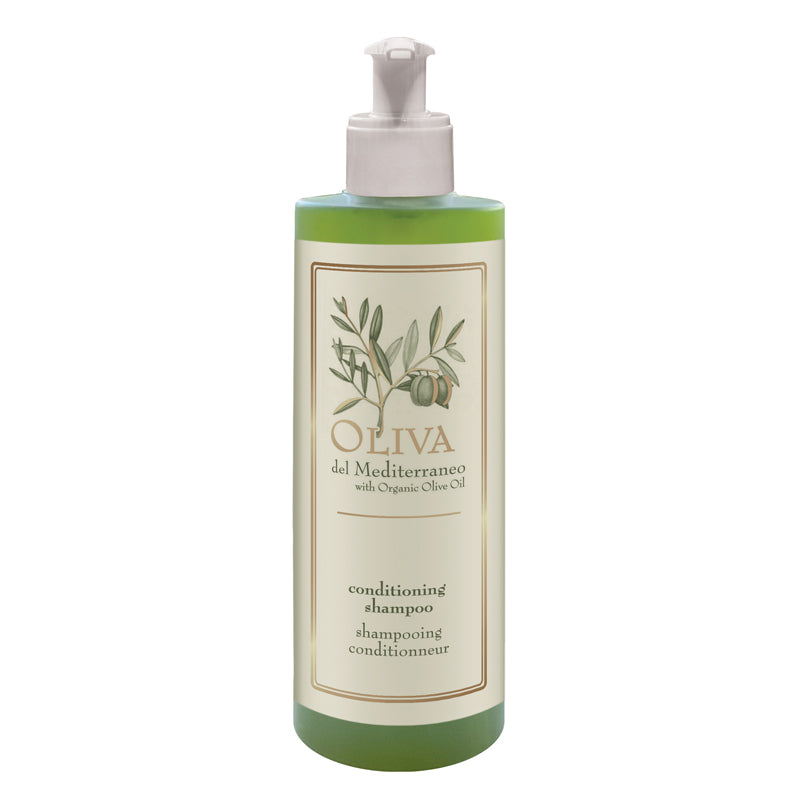 Distributeur Real Shampooing e Après-Shampooing, 400 ml - Oliva del Mediterraneo