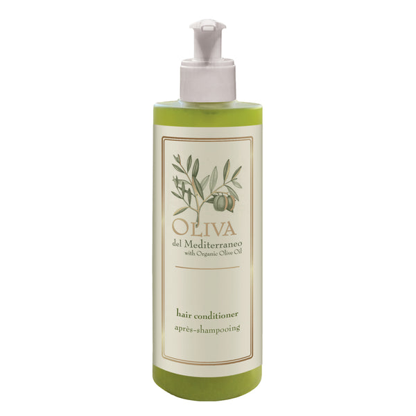 Distributeur rechargeable Real Après-Shampooing, 400 ml - Oliva del Mediterraneo